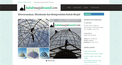 Desktop Screenshot of kubahmasjidenamel.com